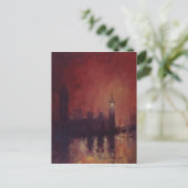 Big Ben at Night Post Card Briefkaart (Staand voorkant)
