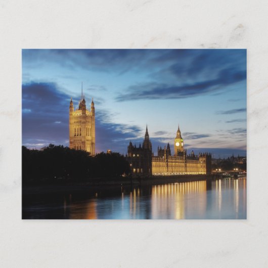 Big Ben at night Postcard Briefkaart (Voorkant)