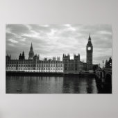 Big Ben B & W Poster (Voorkant)