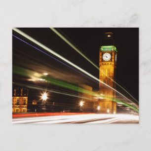 Big Ben bij nacht Briefkaart