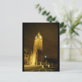 Big Ben bij nacht Briefkaart (Staand voorkant)