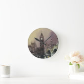 Big Ben bij Night London Wall Clock Ronde Klok (Huis)