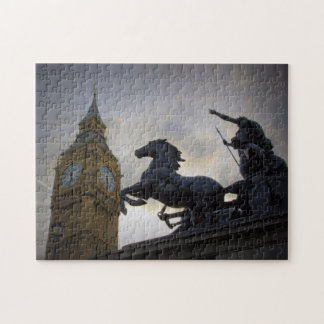 Big Ben - Boadicea Statue - Londen - pc 11x14 - 25 Legpuzzel