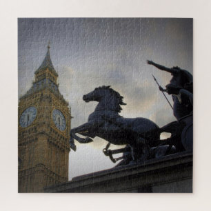 Big Ben - Boadicea Statue London - 20x20 - 676 pc Legpuzzel