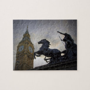 Big Ben - Boadicea Statue - London 8x10 - 110 pc Legpuzzel