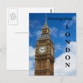 Big Ben Briefkaart (Voorkant / Achterkant)