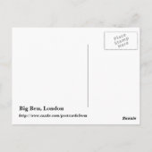 Big Ben Briefkaart (Achterkant)