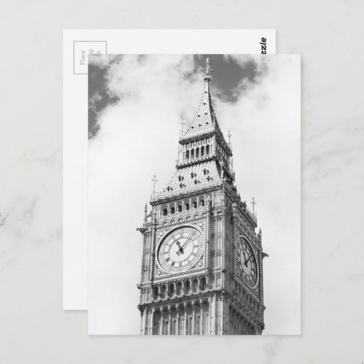 Big Ben Briefkaart (Voorkant / Achterkant)