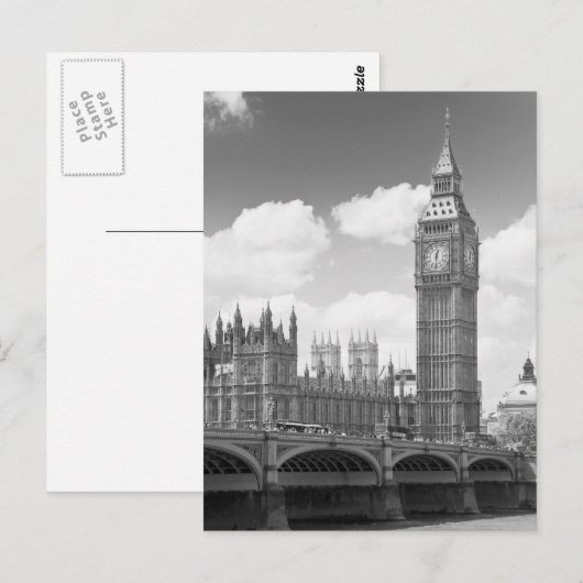 Big Ben Briefkaart (Voorkant / Achterkant)