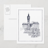 Big Ben Briefkaart (Voorkant / Achterkant)