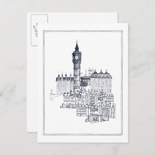 Big Ben Briefkaart (Voorkant / Achterkant)