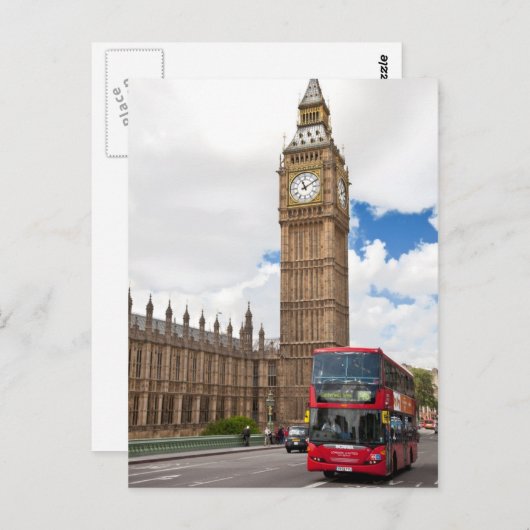 Big Ben Briefkaart (Voorkant / Achterkant)