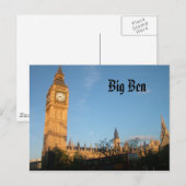 Big Ben Briefkaart (Voorkant / Achterkant)