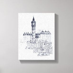 Big Ben Canvas Afdruk