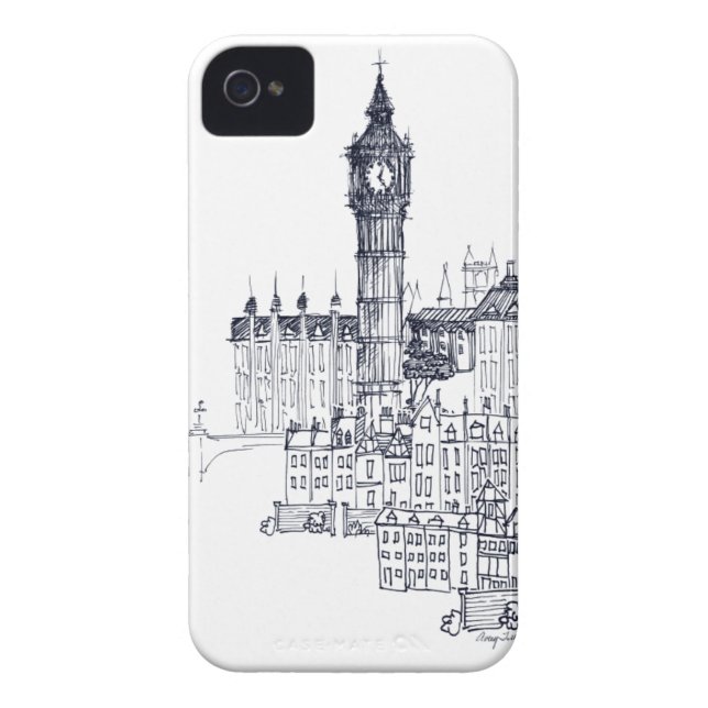 Big Ben Case-Mate iPhone Case (Achterkant)