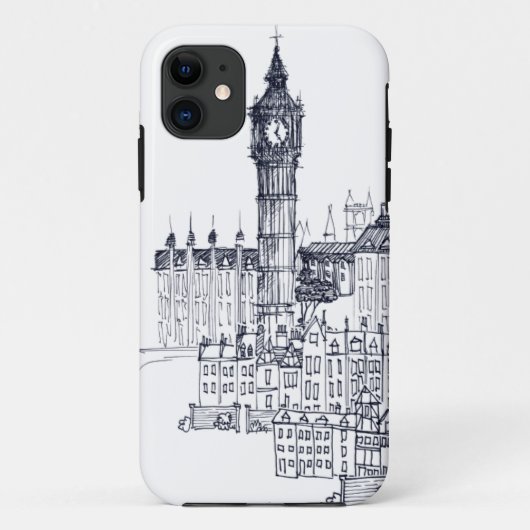 Big Ben Case-Mate iPhone Case (Achterkant)