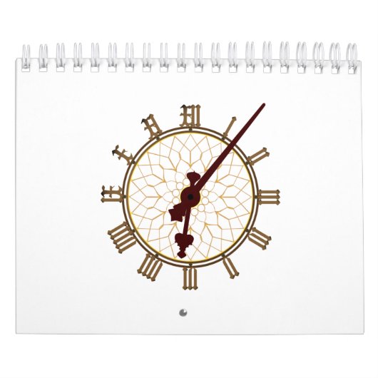 Big Ben Clock Face en Hands Detail Kalender (Hoes)