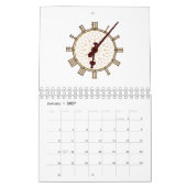Big Ben Clock Face en Hands Detail Kalender (Jan 2027)