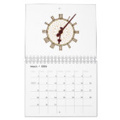 Big Ben Clock Face en Hands Detail Kalender (Mar 2026)