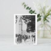 Big Ben Clock & House of Parliament 1901 Londen Briefkaart (Staand voorkant)