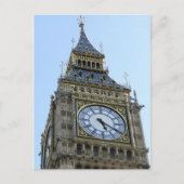 Big Ben Clock in Londen, Engeland Verenigd Koninkr Briefkaart (Voorkant)