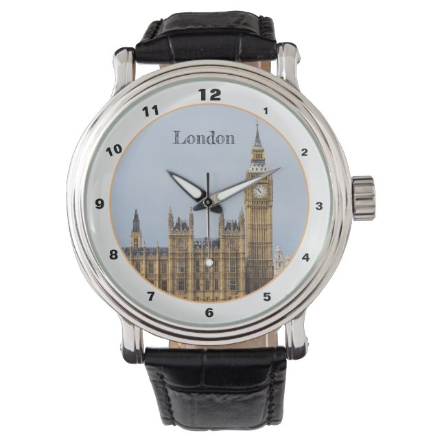 Big Ben Clock & London, Westminster/UK Horloge (Voorkant)