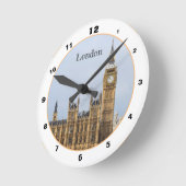 Big Ben Clock & London, Westminster/UK Ronde Klok (Hoek)