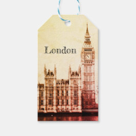 Big Ben Clock & London, Westminster /  Verenigd Ko Cadeaulabel