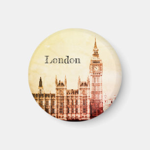 Big Ben Clock & London, Westminster / Verenigd Ko Magneet