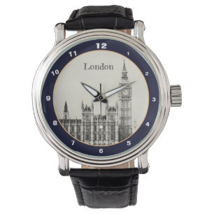 Big Ben Clock & London, Westminster/ Verenigd Koni Horloge