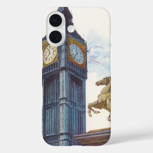 Big Ben Clock Tower bij het Palace van Westminster Case-Mate iPhone Case (Achterkant)