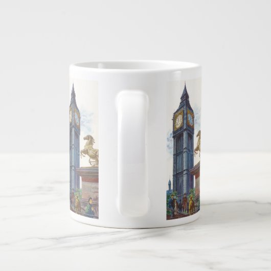 Big Ben Clock Tower bij het Palace van Westminster Grote Koffiekop (Achterkant)