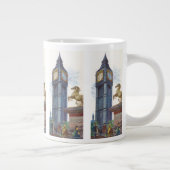 Big Ben Clock Tower bij het Palace van Westminster Grote Koffiekop (Rechts)