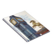 Big Ben Clock Tower bij het Palace van Westminster Notitieboek (Rechterzijde)