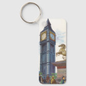 Big Ben Clock Tower bij het Palace van Westminster Sleutelhanger (Voorkant)