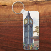 Big Ben Clock Tower bij het Palace van Westminster Sleutelhanger (Voorkant)
