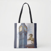 Big Ben Clock Tower bij het Palace van Westminster Tote Bag (Voorkant)