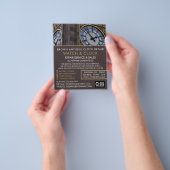 Big Ben Clock Tower, Horoloog Adverteren Flyer (Hand)