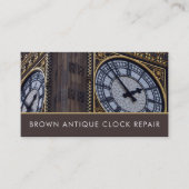 Big Ben Clock Tower, Horoloog Visitekaartje (Voorkant)