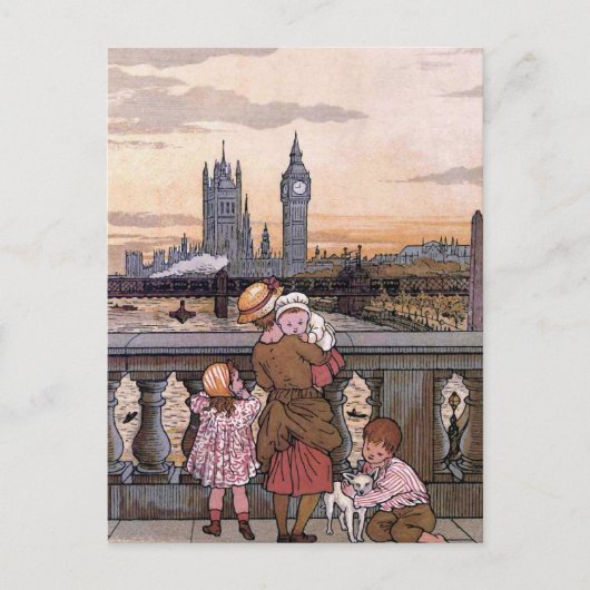 "Big Ben Clock Tower, Londen" Briefkaart (Voorkant)