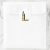Big Ben (Clock Tower), Londen Ronde Sticker (Tas)