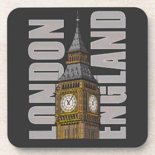 Big Ben Clock Tower Londen Verenigd Koninkrijk Bier Onderzetter