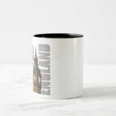 Big Ben Clock Tower Londen Verenigd Koninkrijk Tweekleurige Koffiemok (Center)