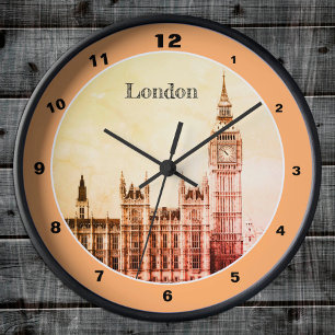 Big Ben Clock Tower & Londen, Westminster Ronde Klok