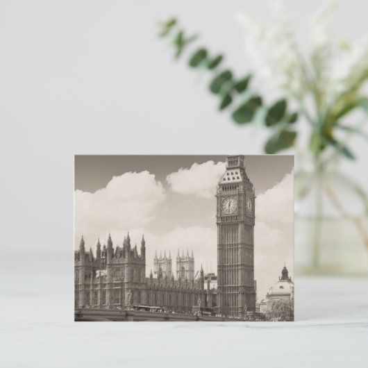 Big Ben Clock Tower London Briefkaart (Staand voorkant)