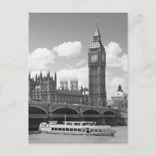 Big Ben Clock Tower London Briefkaart (Voorkant)