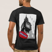 Big Ben Clock Tower London Red T-shirt (Achterkant)
