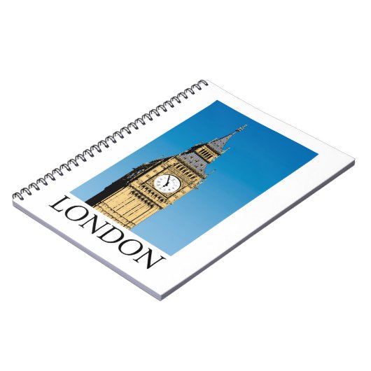 Big Ben Clock Tower Notitieboek (Linkerzijde)