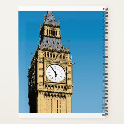 Big Ben Clock Tower Planner (Achterkant)