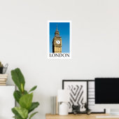 Big Ben Clock Tower Poster (Thuiskantoor)